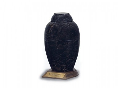Vase Series Urn - Black Image